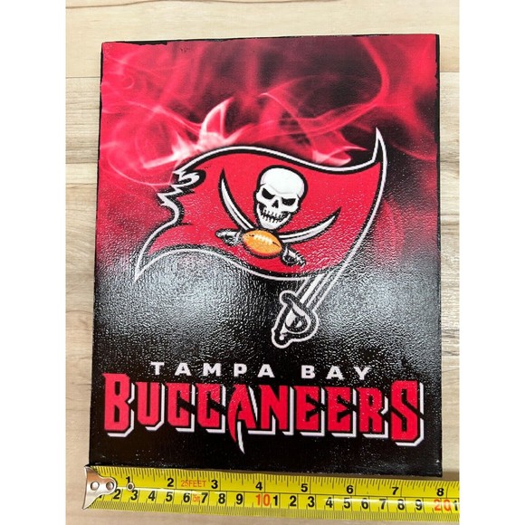 NFL Tampa Bay Buccaneers Painted Framed Wall Decor Picture Size: 10 x 8 Inches - Picture 3 of 4